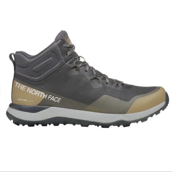 The North Face Activist Mid Futurelight Grey Brown Hiking Boot Men Sizes New TNF - Picture 2 of 5